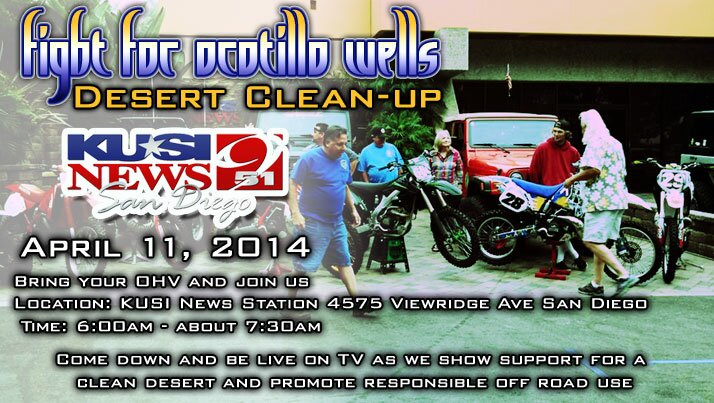 Fight For Ocotillo Wells on KUSI News